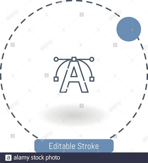 Text Editor Vector Icon Editable Stroke Outline Icons For Web And