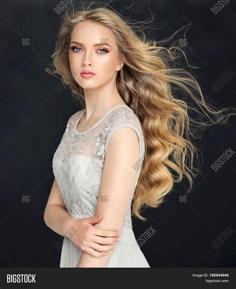 blonde fashion girl image and photo free trial bigstock