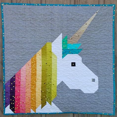 My Lisa The Unicorn Is Quilted And Bound And Hung At The Shop Swipe