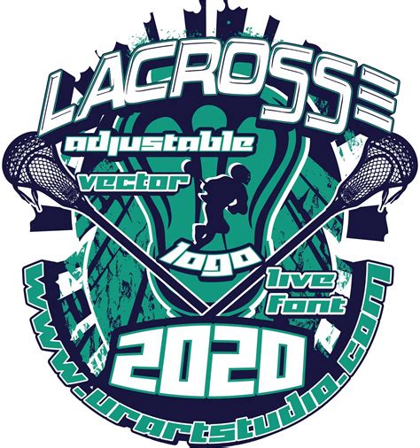Lacrosse Adjustable Vector Logo Design With Live Font 306 Urartstudio
