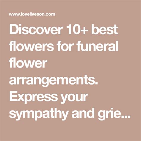 Funeral Flowers And Their Meanings The Ultimate Guide Funeral Flowers Funeral Flower