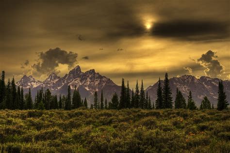 Grand Tetons Sunset Teton Range Grand Teton National Park Flickr