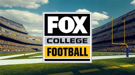 Fox Announces College Football Schedule