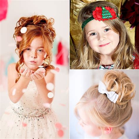 Holiday Hairstyle Ideas For Little Girls Popsugar Moms