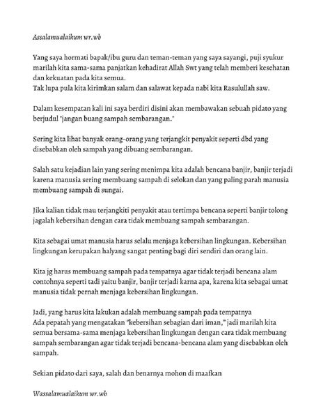 Contoh Teks Pidato Tentang Adab Kepada Orang Tua Mud - mores.pics