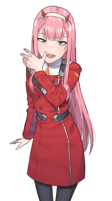 Zero Two From Darling In The Franxx Anime Waifu Darling In The