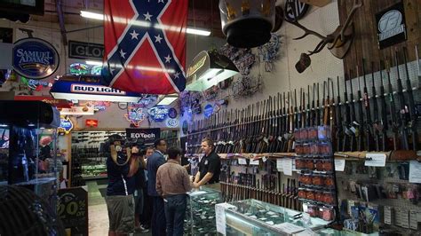 Confederate Flag Display At Elk Grove Gun Store Draws Crowd The