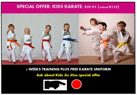 Kids Karate Offer Bkj Martial Arts
