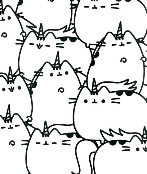 Select from 35870 printable coloring pages of cartoons, animals, nature, bible and many more. Pusheen The Unicorn Coloring Page - Free Printable ...