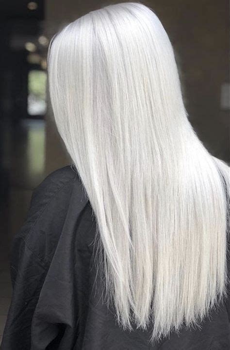 56 Ideas Hair Grey White Platinum Blonde Straight Hairstyles Icy