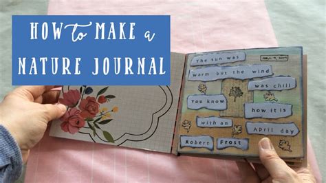 How To Make A Nature Journal Youtube