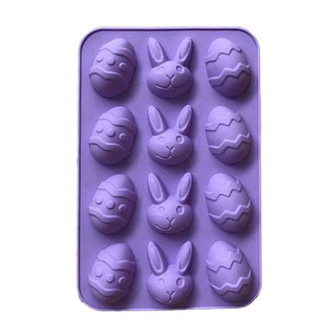 Yesbay Easter Egg Rabbit Silicone Cake Fondant Chocolate Mold Biscuit