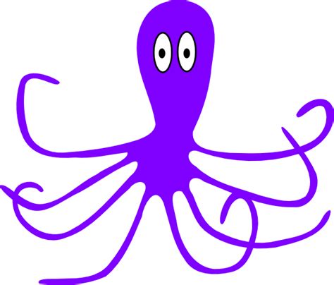 Octopus Lt Purple Clip Art At Clker Com Vector Clip Art Online