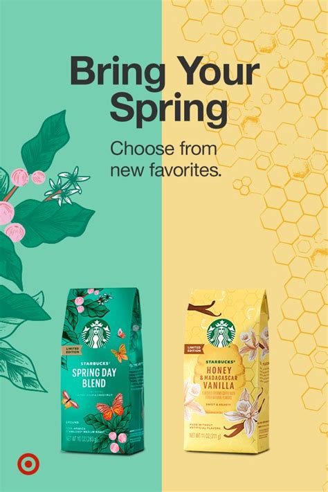 Enjoy Starbucks Spring Coffees Spring Coffee Starbucks Graphic