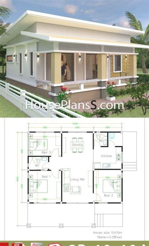 10x10 Tiny House Floor Plan Floorplansclick