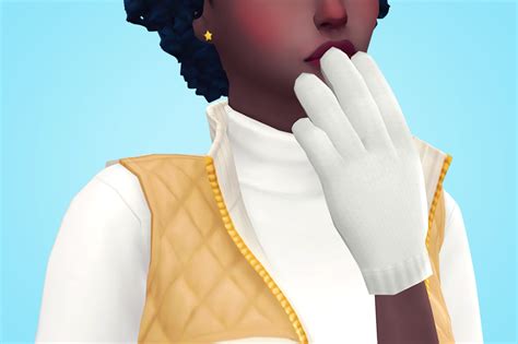Wool Gloves Wyattsims Recolour Sims 4 Sims Sims Hair