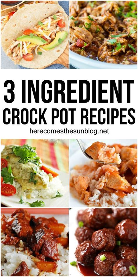 Now, if you are a fan of easy crockpot recipes then you must check out our other very popular recipe called the crockpot chicken and stuffing recipe. Easy and Delicious 3 Ingredient Crock Pot Recipes | Here ...