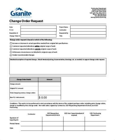 Event chang order form example format. FREE 8+ Sample Change Request Forms in PDF | MS Word