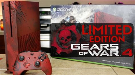 Xbox One S Gears Of War 4 Edition Unboxing And Overview Youtube