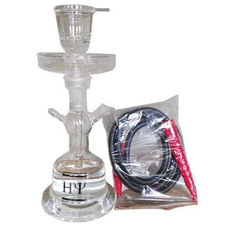 Clear Glass Hookah Classical Style Shisha From China Factory High Borosilicate Glass Material