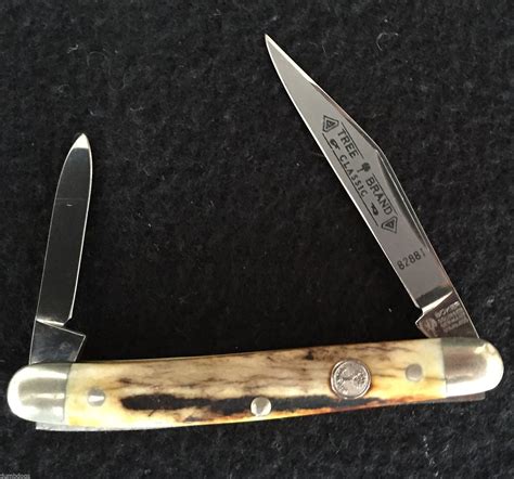 Boker Tree Brand Classic Pocket Knife 82881 2 Blades Stag Solingen