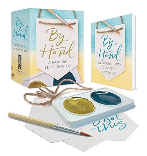 By Hand Modern Lettering Kit Running Press