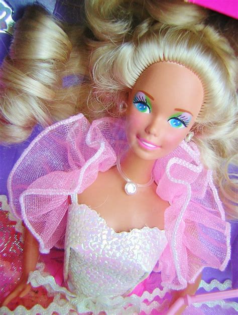 costume ball barbie 1990 this barbie has an amazing make u… flickr