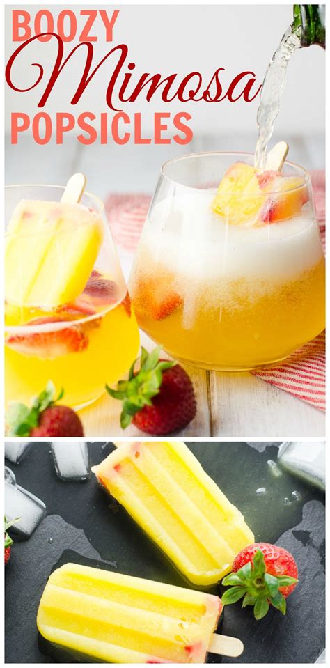 These Boozy Popsicle Mimosas Poptails Are Like Hello Inner Child