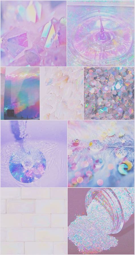 Iridescent Holographic Iphone Wallpaper Glitter Cute