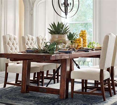 See more ideas about pottery barn dining room, dining, extendable dining table. Benchwright Extending Dining Table, Alfresco Brown ...