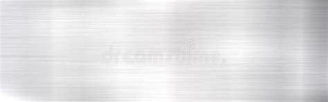 Metal Background Long Steel Texture Realistic Silver Material With