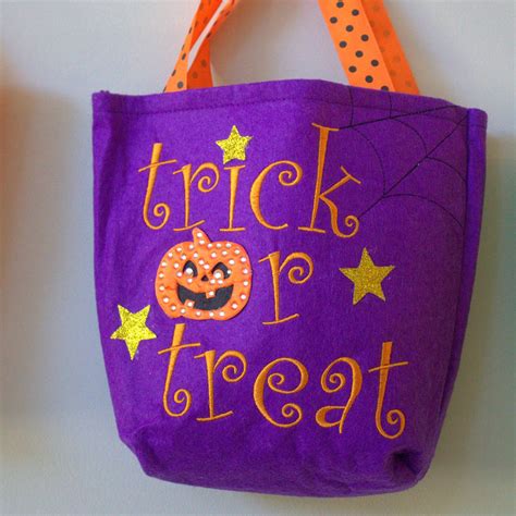 Halloween Trick Or Treat Bag By Little Ella James