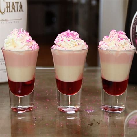 Pudding Shots With Tequila Rose