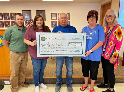 Choctaw Nation Community Partnership Fund Awards Stigler And Haskell