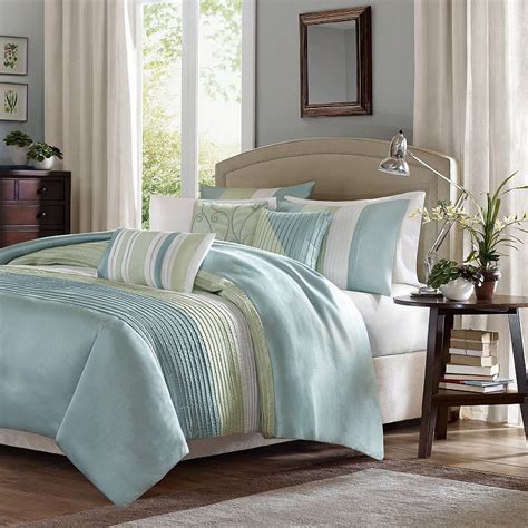 Keeping your color palette light and bright all year long can make it feel larger (which is so important for. Madison Park Chester 7-pc. Comforter Set