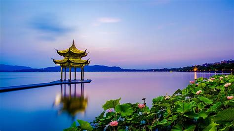 Descarga Gratis 5k Uhd Asia Zhejiang Hangzhou Xihu Lago Del