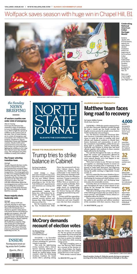 North State Journal Vol 1 Issue 40 By North State Journal Issuu