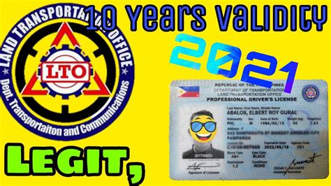 10 Year Drivers License Ngayong Octuber 2021 Sa Mga Walang Traffic
