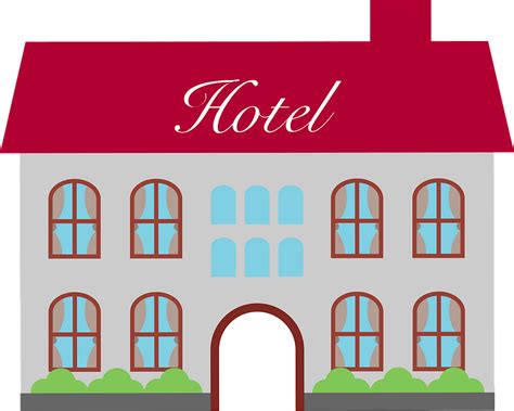 Hotel building clipart. Free download transparent .PNG | Creazilla png image
