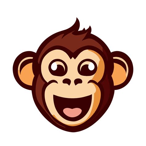 Happy Monkey Face Icon Clipart Transparent Background 24043935 Png
