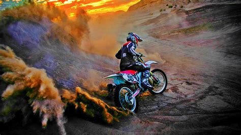 Red motocross dirt bike, dirt bikes, motorsports, race tracks. Free Desktop Dirt Bike Wallpapers | PixelsTalk.Net