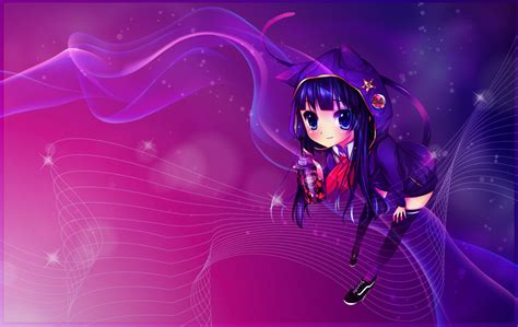 Anime Cat Girl Hd Desktop Wallpaper 21359 Baltana
