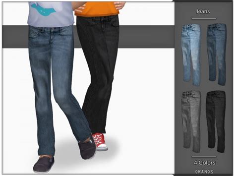 The Sims Resource Jeans By Oranostr • Sims 4 Downloads