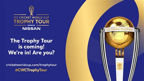 Icc Cricket World Cup Trophy Tour To Visit Leeds As Part Of 100 Day Tour