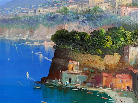 Sorrento Panorama Southern Italy By Vincenzo Somma 2023 Painting