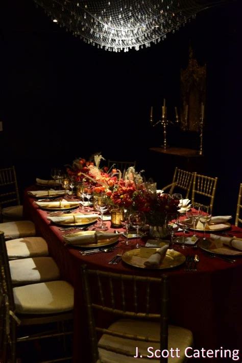 Our catering services are highly customizable, with respect to your preferences. A Small Elegant Dinner Party- Fall Version