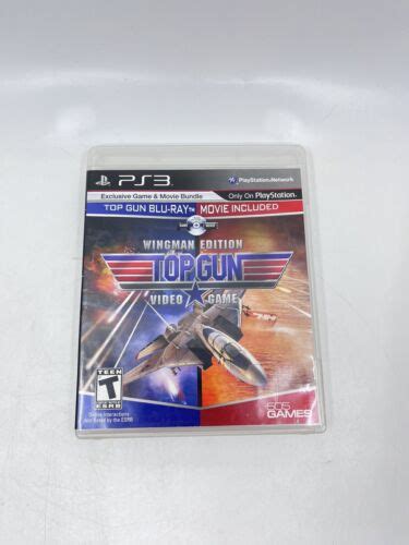 Top Gun Wingman Edition Sony Ps3 2011 Complete Cib Includes Manual
