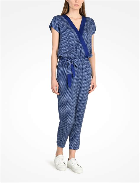 Armani Exchange Printed Jumpsuit Jumpsuits For Women Ax Online Store