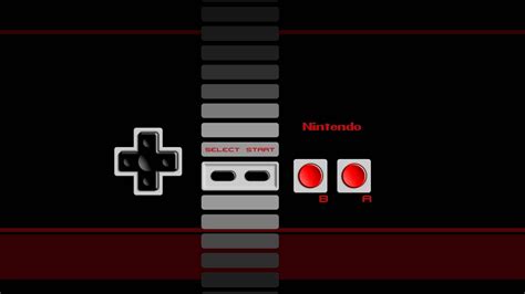 Download Nes Black And Red Controller Wallpaper