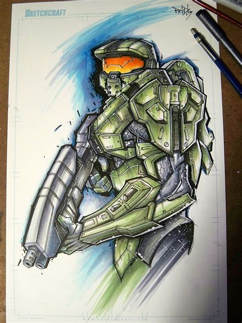 Master Chief Suave By Robduenas On Deviantart Halo Drawings Halo